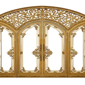 Cổng nhôm đúc mẫu C-031